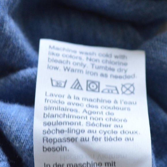 Madewell S Blue Sleeveless V-neck Tank Top - Picture 5 of 7